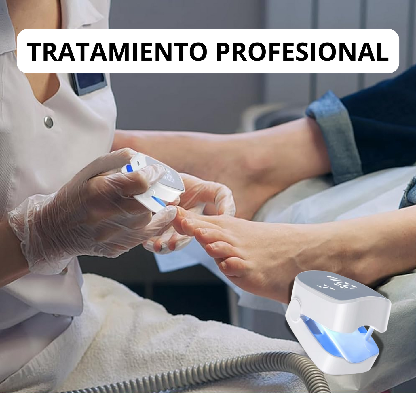 Láser LED para cuid-ad o de uñas - Adiós al miedo por mostrar las uñas